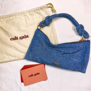 Cult Gaia Hera Shoulder Bag Blue